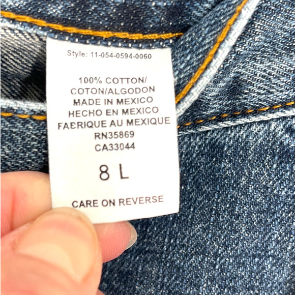 STETSON WOMEN MEDIUM WASH BOOT CUT JEAN SZ 8L - Picture 3 of 5